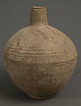 Jug, Earthenware, slip decoration, Coptic