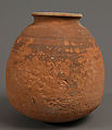 Pot, Earthenware, slip decoration, Coptic