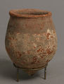 Pot, Earthenware, slip decoration, Coptic