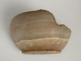 Vessel Fragment, Alabaster, Coptic