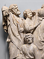 Relief of the Betrayal and Arrest of Jesus, Limestone with traces of polychromy and gilding, French