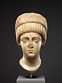 Head, Possibly of Empress Flaccilla, Marble, Byzantine