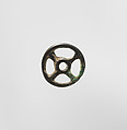 Four-Spoked Votive Wheel, Potin (pinchback), European