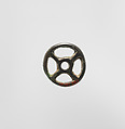 Four-Spoked Votive Wheel, Potin (pinchback), European