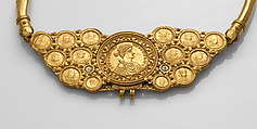 Pectoral with Coins and Pseudo-Medallion, Gold, niello, Byzantine