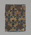 Textile with Brocade, Silk, metal thread, French or Italian