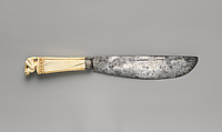 Steel Knife with Ivory Handle, Elephant ivory, steel, Italian