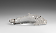 Rock Crystal Statuette of a Dolphin, Rock crystal, North African (Carthage)
