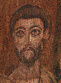 Painting of Holy Men, Linen, paint, Byzantine (Egypt)