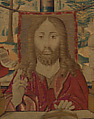 Christ of the Mystic Wine Press, Tapestry weave, wool, silk and metallic threads, South Netherlandish