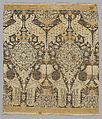 Textile with Animals, Silk, gold thread, Italian