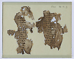 Manuscript Leaf Fragment, Ink on parchment, Coptic