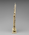 Triptych with the Coronation of the Virgin, Elephant ivory with polychromy, gilded decoration, and metal mounts, German
