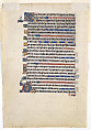 Manuscript Leaf from a Royal Psalter, Tempera and gold on parchment, British