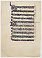 Manuscript Leaf from a Royal Psalter, Tempera and gold on parchment, British