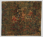 Five Youths Playing Blind Man's Buff, Wool warp, wool and silk wefts, South Netherlandish
