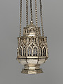 Censer, Silver, raised and cast, Swiss