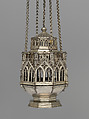 Censer, Silver, raised and cast, Swiss