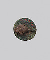 Gold Disk Brooch, Silver-gilt on bronze, with iron pin, Frankish