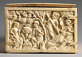 Box with Romance Scenes, Elephant ivory, French