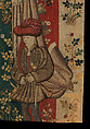 Courtiers in a Rose Garden: Two Ladies and Two Gentlemen, Wool warp, wool, silk, and metallic weft yarns, South Netherlandish