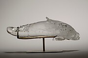 Rock Crystal Statuette of a Dolphin, Rock crystal, North African (Carthage)

