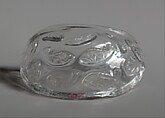 Fragment of a Rock Crystal Bowl, Rock crystal, North African (Carthage)
