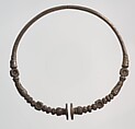 Silver Neck Ring, Silver, Celtic