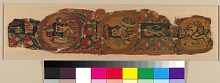 Textile Fragment, Linen, wool, Byzantine