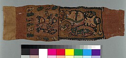 Textile Fragment, Linen, wool, Byzantine