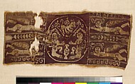 Textile Fragment, Linen, wool, Byzantine