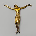 Crucified Christ, Copper alloy, cast and gilt, French or British