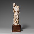 Virgin and Child, Ivory with traces of gilding, French