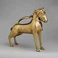Aquamanile in the Form of a Horse, Copper alloy, German