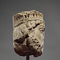 Head of King David, Limestone, light fine-grained, French