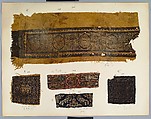 Textile fragment, Linen, wool, Coptic