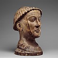 Reliquary Bust of Saint Yrieix, Silver and gilded silver with rock crystal, gems, and glass, French