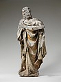 Saint John the Baptist, Limestone with traces of paint, French