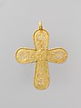 Gold Cross Pendant, Gold, Byzantine