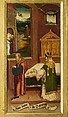 Altarpiece with scenes from the life of the Virgin, Tempera, oil and gilding on pine, German