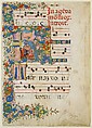 Manuscript Leaf with a Funeral Procession in an Initial R, from a Gradual, Mariano del Buono (Italian, 1433–1504), Tempera, ink, and gold on parchment, Italian