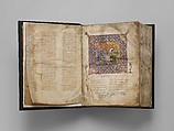 Jaharis Byzantine Lectionary, Tempera, gold, and ink on parchment; leather binding, Byzantine