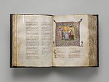 Jaharis Byzantine Lectionary, Tempera, gold, and ink on parchment; leather binding, Byzantine