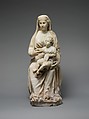 Enthroned Virgin and Child, Marble (Lunense marble from Carrara), Italian