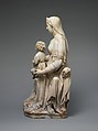 Enthroned Virgin and Child, Marble (Lunense marble from Carrara), Italian