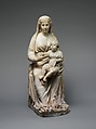 Enthroned Virgin and Child, Marble (Lunense marble from Carrara), Italian