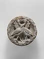 Decorative Roundel, Marble (Pentelic marble from mouth Pentelikon, Athens (Greece)), Italian