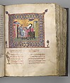 Jaharis Byzantine Lectionary, Tempera, gold, and ink on parchment; leather binding, Byzantine