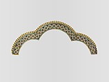 Tri-Lobed Arch from a Reliquary Shrine, Nicholas of Verdun and Cologne Followers, Champlevé enamel on gilded copper, German