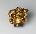 Capital from a Reliquary Shrine, copper alloy, gilt, German